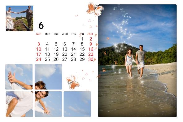 Photo Calendar photo templates Loving Calendar-2